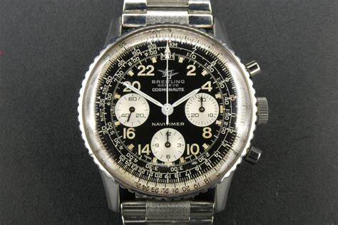 breitling 809 apoa no markings on dial|1967 Breitling Cosmonaute ref. 809 24 hour dial .